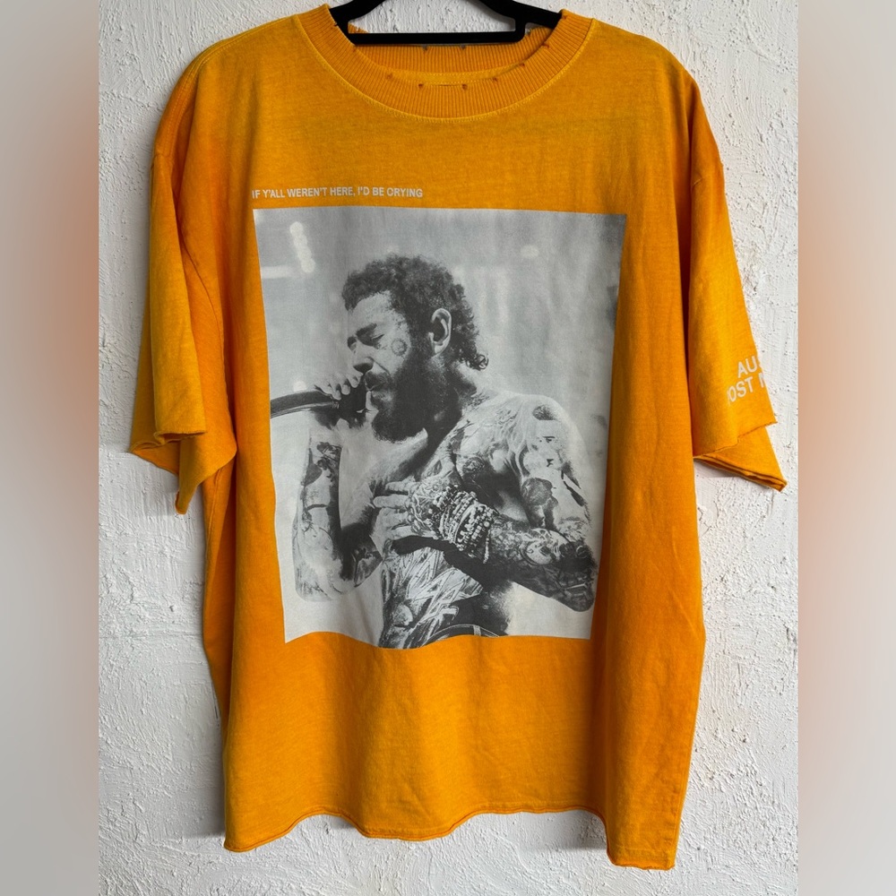Post Malone Austin 2024 Tour T-Shirt - If Y'all Weren't Here, I'd Be Crying